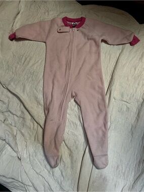 Gerber Pink Fleece Footed Pajama Sleeper Size 24 Months/2T